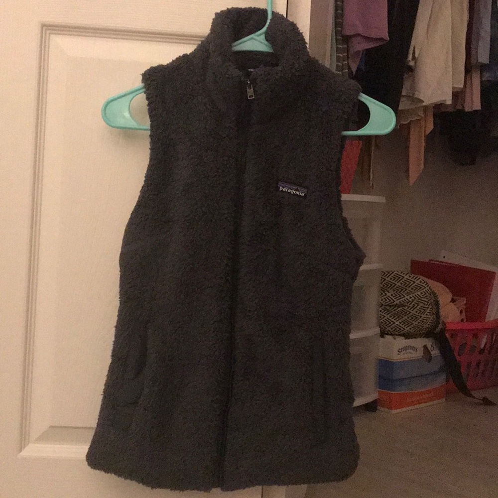 grey patagonia vest
